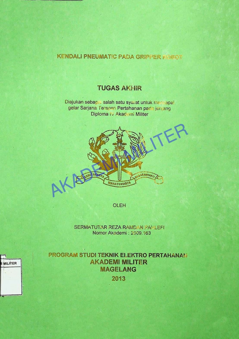 KENDALI PNEUMATIC PADA GRIPPER ROBOT